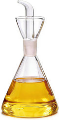 ELETON Conical 8 oz Glass Oil Dispenser – No Drip Olive Oil Cruet by ELETON
