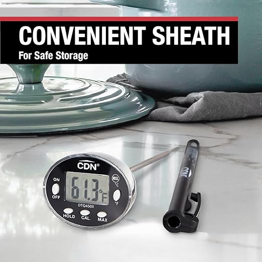 CDN Waterproof Digital Thermometer Long 4.75" Stem, NSF Certified, Brewing - Image 6