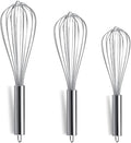 Berglander Whisk Set Pack of 3, Stainless Steel Whisks by Berglander