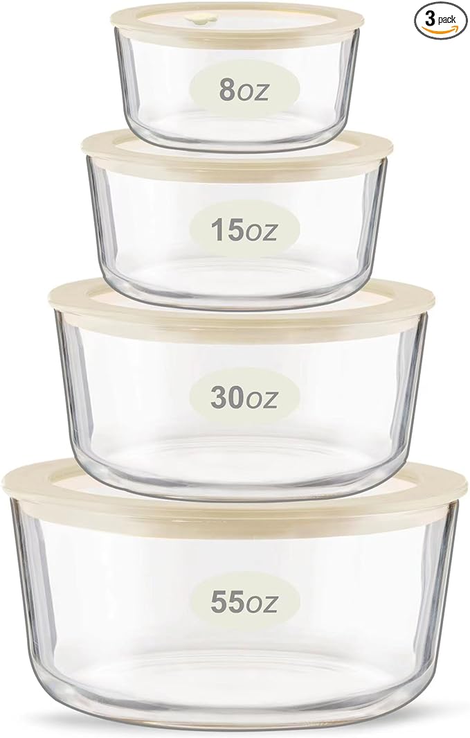 Urban Green Glass Food Container Set by LiveaLifeEasierandGreener