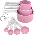 Measuring Cups Set Measuring Spoons Set, Nesting Measure Cups by YQMYXG