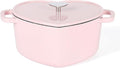 Martha Stewart Heart Shaped 4-Quart Enamel Cast Iron Dutch Oven by MarthaStewart