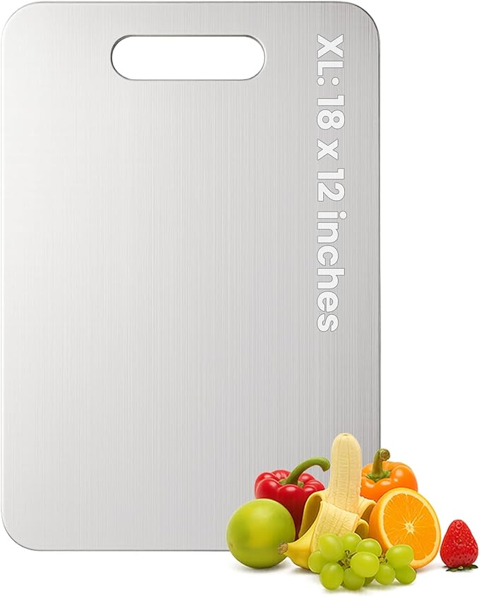 Titanium Cutting Board, 100% Pure Titanium Chopping Board by Unknown
