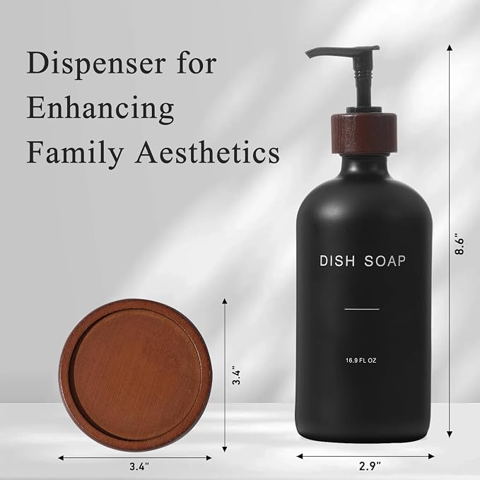 Dish Soap Dispenser, Refillable Soap Dispenser Kitchen - Image 5