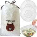 300pcs Plastic Bowl Covers Food Cover, Food Fresh Keeping Bags Elastic Reusable by Unknown