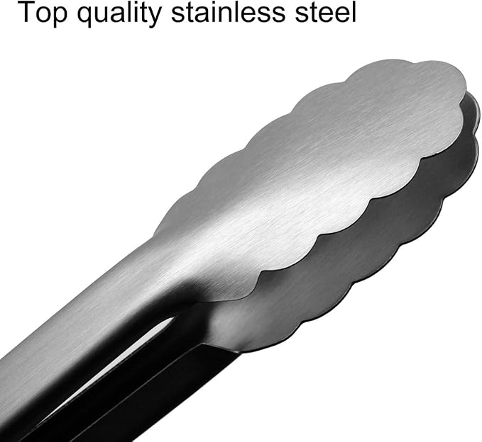 12-inch Stainless Steel Kitchen Tongs - Image 4