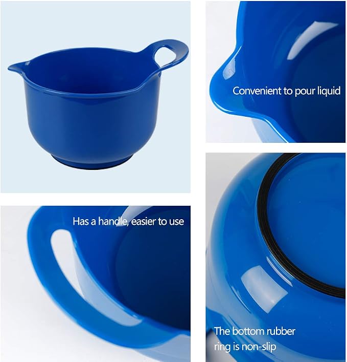 BoxedHome 4 Pack Nesting Mixing Bowls - Image 5