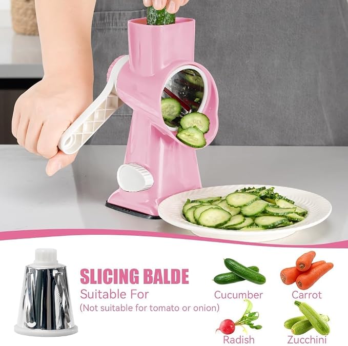 KEOUKE Rotary Cheese Grater Pro 6 in 1 - Image 5