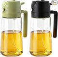 2Pcs Glass Oil Sprayer for Cooking 16oz/470ml, Kitchen Gadget for Air Fryer by Unknown