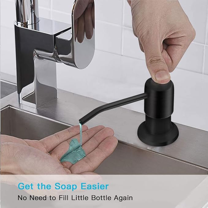 OHiHi Dish Soap Dispenser for Kitchen Sink, Countertop Sink Soap Dispenser - Image 7