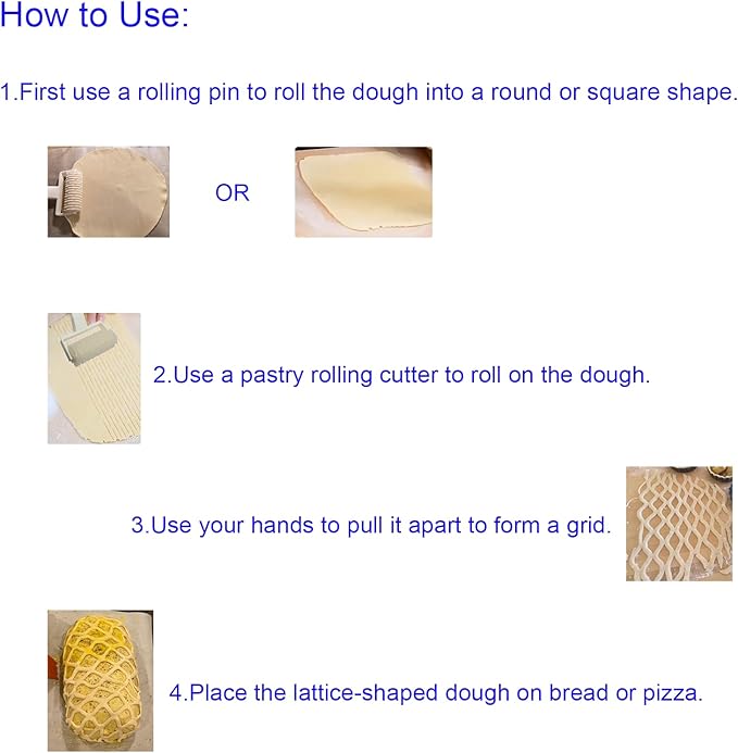 1PCS Pastry Cutter Plastic Pizza Silk Hob Household Reusable Baking Pastry Tools - Image 5