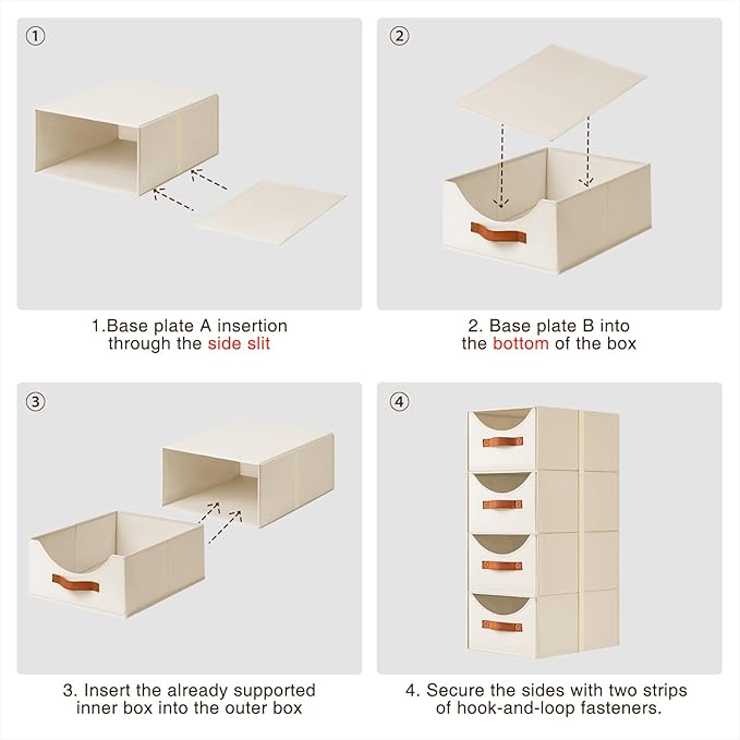 Homsorout Large Closet Storage Bins - Image 7