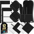 Oven Mitts Kitchen Towels and Dishcloths by KacNacPro