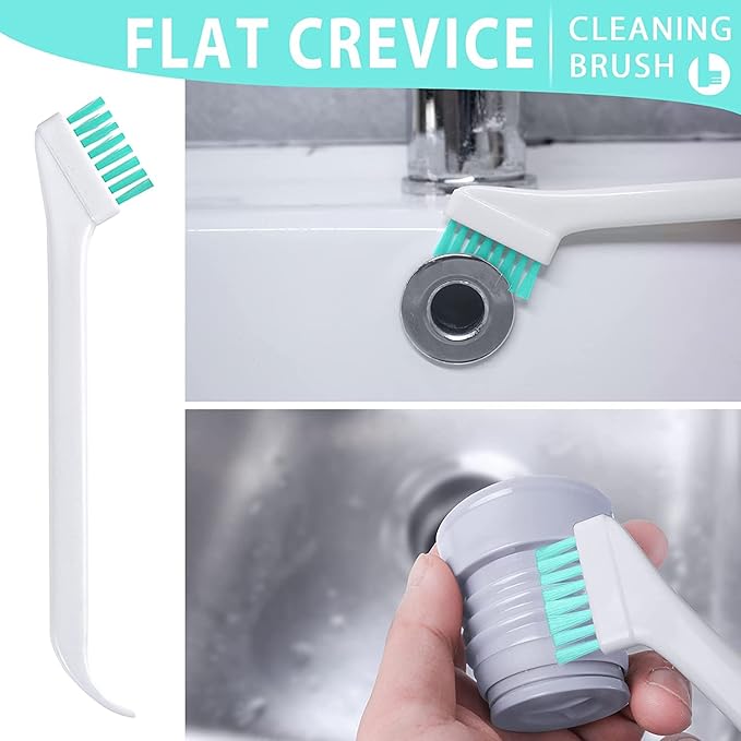 Lumkew Small Cleaning Brushes for Small Spaces, Tiny Household Cleaning - Image 4