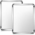 E-far Baking Sheets Set of 2, 16” x12” Stainless Steel Cookie Sheets Pans by E-far