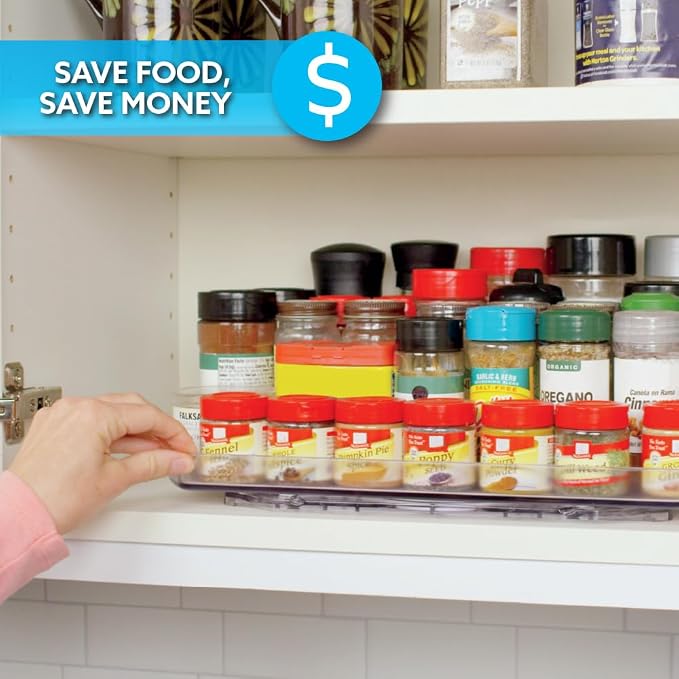 Ontel Smart Spin Rotating Refrigerator Organizer - Image 5