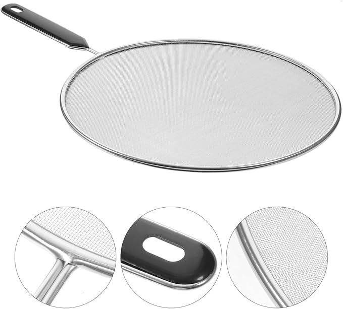Unomor Oilproof Mesh Lid 15.75 Inch Splatter Screen - Image 4