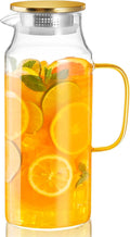 2 Liter 68 oz Glass Pitcher by Unknown