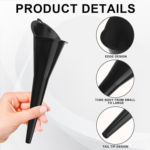 3-Pack Long-Neck Oil Funnels, Gas & Transmission Fluid - Image 2