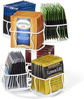 Nifty Tea Bag Spinning Carousel – 6 Compartments, Spins 360-Degrees, Lazy Susan by NiftySolutions