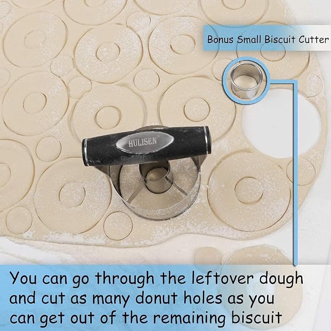 HULISEN Donut Cutter & 3.5 inch Biscuit Cutter, - Image 5