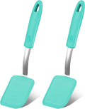 Silicone Cookie Spatula Turner 2 Pack Mini Brownie Spatula Flexible Kitchen by Yetene