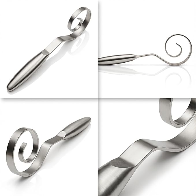 Maxjoy Danish Dough Whisk Stainless Steel Hook - Image 4