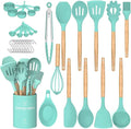 Umite Chef Kitchen Cooking Utensils Set, Wooden Handle Heat Resistant Silicone by UmiteChef