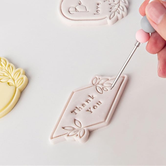2 PCS Stainless Steel Cookie Scribe Tool - Image 2