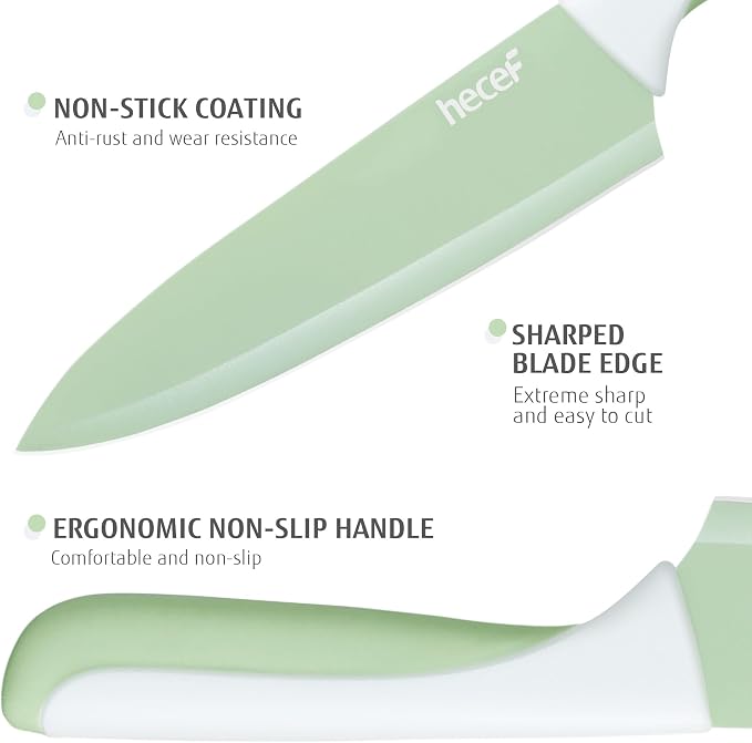 hecef 15 Pieces Kitchen Knife Set - Image 4