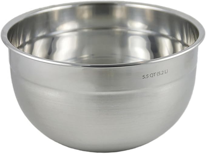 Tovolo Large Stainless Steel Mixing Bowl 5 Quart Metal Mixing Bowl by Tovolo
