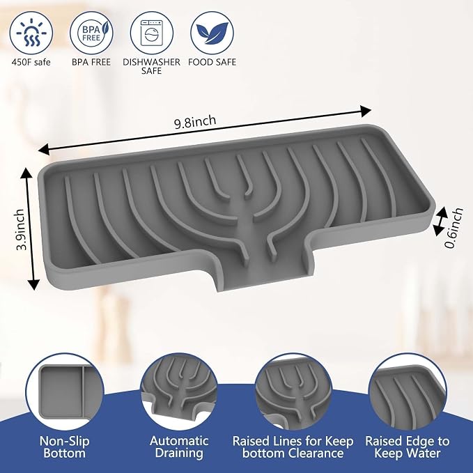 JACZZO Silicone Sponge Holder for Kitchen Sink - Image 4
