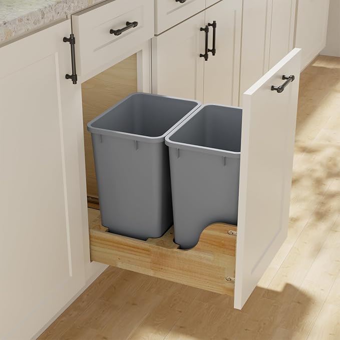 ROOMTEC Lightweight and Durable Slim Trash Can, Wastebaskets - Image 8