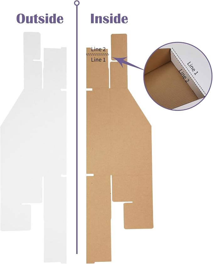 EXYGLO Cardboard Storage Bins 35 Pack, 9.4x6x4.5 Inch Cardboard Boxes, - Image 5