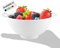 Meadow Lane 6-inch Small Colander, Dishwasher Safe, Double Handles, Compact by MeadowLane