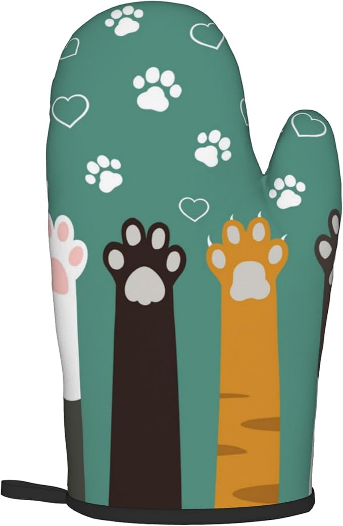 Cat Oven Mitt Potholders Sets - Image 8