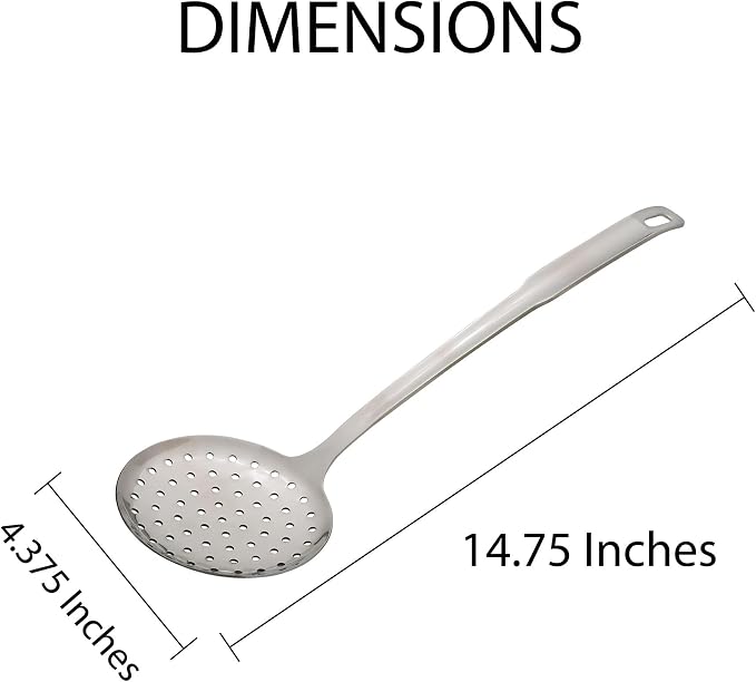 HIC Kitchen Perforated Spoon Style Skimmer - Image 6