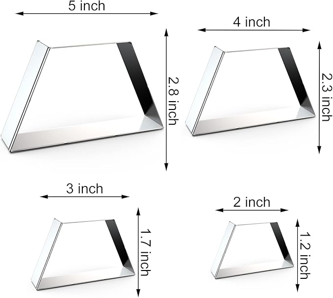 Trapezoid Cookie Cutter Set Large - Image 2