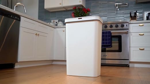 SIMPLI-MAGIC 79502 13 Gallon Touchless Sensor Trash Can, Rectangle Garbage Bin - Image 12