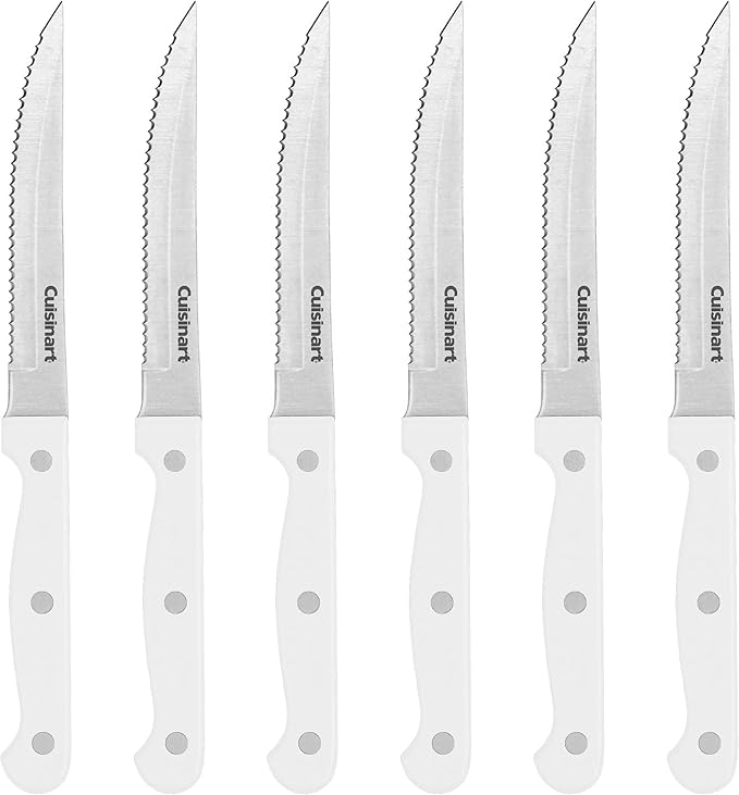 Cusinart Knife Set, Lightweight, Stainless Steel & Durable, C77TR-6PSKW by Cuisinart
