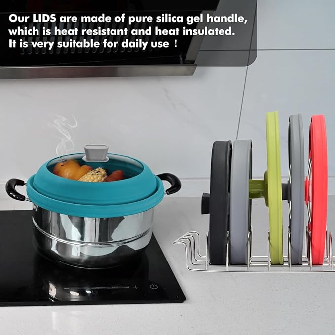Microwave Splatter Cover Glass Cover Splatter Guard Lid - Image 6