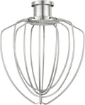 K45WW Whisk Attachment for 4.5 5 QT KitchenAid Tilt-Head Stand Mixer, 6 Wire by NewlyArt
