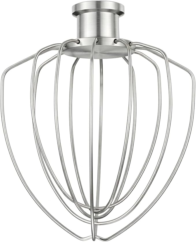 K45WW Whisk Attachment for 4.5 5 QT KitchenAid Tilt-Head Stand Mixer, 6 Wire by NewlyArt