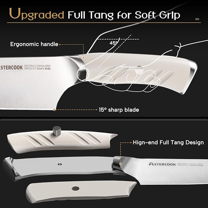 Astercook Knife Set Kitchen - Image 3