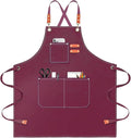OUNLEN Chef Apron for Men Women Canvas Aprons by OUNLENAPRON
