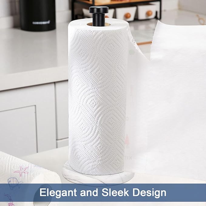NearMoon Standing Paper Towel Holder, Kitchen Paper Towel Tissue Holder- - Image 2