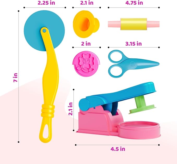 Dough Tools for Kids, Ice Cream, Play Bulk Pack - Image 6
