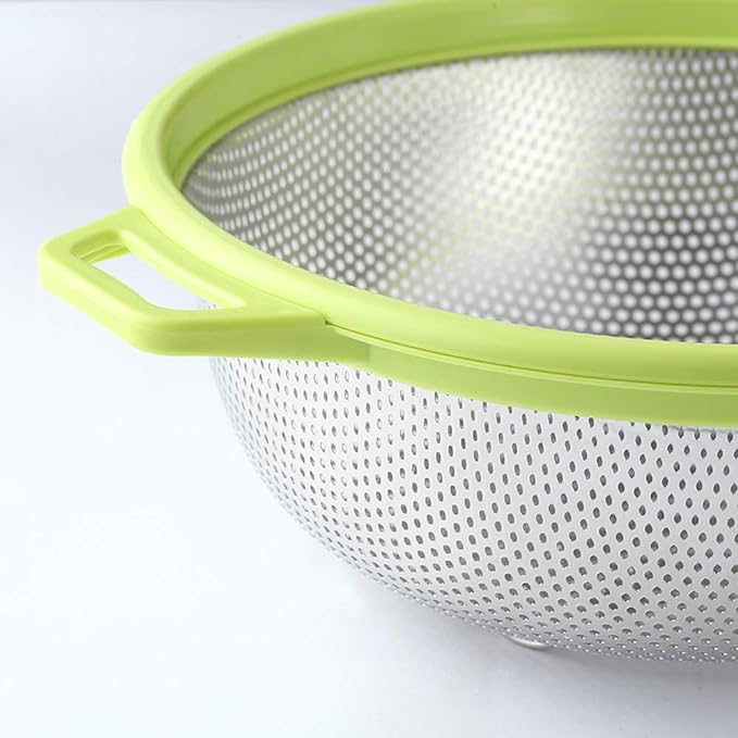 HiramWare Stainless Steel Colander - Image 7