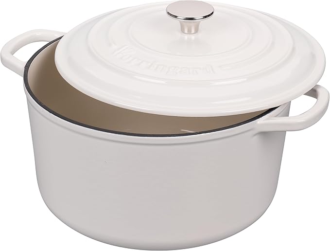 VORRINGARD Enameled Cast Iron Dutch Oven Pot - Image 4
