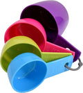 R&M International Colorful Measuring Cups, 4-Piece Set by RMInternational
